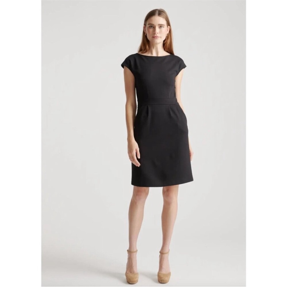 Quince Black Mini Dress